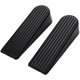 thumbnail image 4 of 8x Cunas de Parada de Puerta， Tapones de Puerta Antirayaduras de Goma para El Hogar Y la Oficina (Negro), 4 of 5
