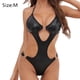thumbnail image 2 of Lencería de cuero de PU Corsé punk negro Body Boudoir Trajes Bustier exótico, 2 of 6