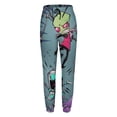 thumbnail image 3 of Invader Zim And Gir Womens Sweatpants Joggers Pants Trousers Casual 3D Printing Fashion Sweatpants With Drawstring Closed Bottom Active Sports Track Pants, 3 of 7