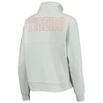 thumbnail image 4 of Women's The Wild Collective Light Blue Detroit Tigers Two-Hit Quarter-Zip Pullover Top, 4 of 4