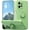 Green, variant on Compatible with Redmi Note 12 4G Case with Ring Kickstand Green, for Redmi Note 12 4G Phone Case Silicone Liquid with Soft Microfiber Lining Slim Shockproof Protective Cover (Black)