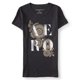 thumbnail image 2 of Camiseta gráfica Aeropostale Mujer Paisley Logo Gris XS, 2 of 2