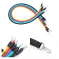 thumbnail image 2 of Youkk 11-Piece Resistance Band Kit Fitness Elastic Ropes Exercise Tube Bands, 2 of 6