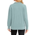 thumbnail image 4 of TARAINYA Women Oversized Half Zip Sweatshirt Casual Quarter Zip Pullover with Pocket, 4 of 8