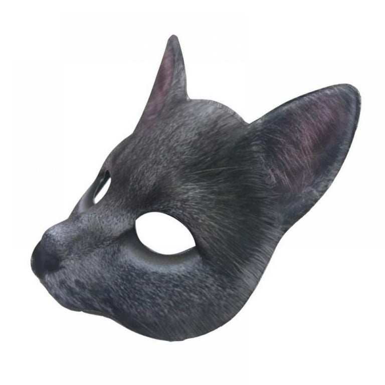 Cat Mask Halloween Mask Face Mask Halloween Animal Head Mask