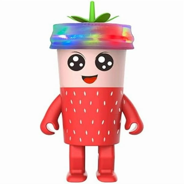 wonima11 Bluetooth Wireless Kids Speakers: A Dancing Swing Music Player Mini Speaker with TWS Pairing and RGB Light for Teenage Girl Birthday Gifts Trendy Stuff for Cute Room Decor (Red)