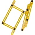 thumbnail image 3 of 4-color Plastic Angle Model Tool, Protractor, Metric Multi-angle Measuring Ruler Tool, 3 of 4