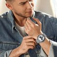thumbnail image 3 of Compatible con correa Galaxy Watch 4 Classic de 42 mm y 46 mm, correa de malla de acero inoxidable, correa de reloj de metal de liberación rápida para Samsung Galaxy Watch4 de 40 mm y 44 mm, 3 of 5