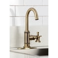 thumbnail image 4 of Kingston Brass KSD8503NX Hamilton Single-Handle Bar Faucet, Antique Brass, 4 of 6