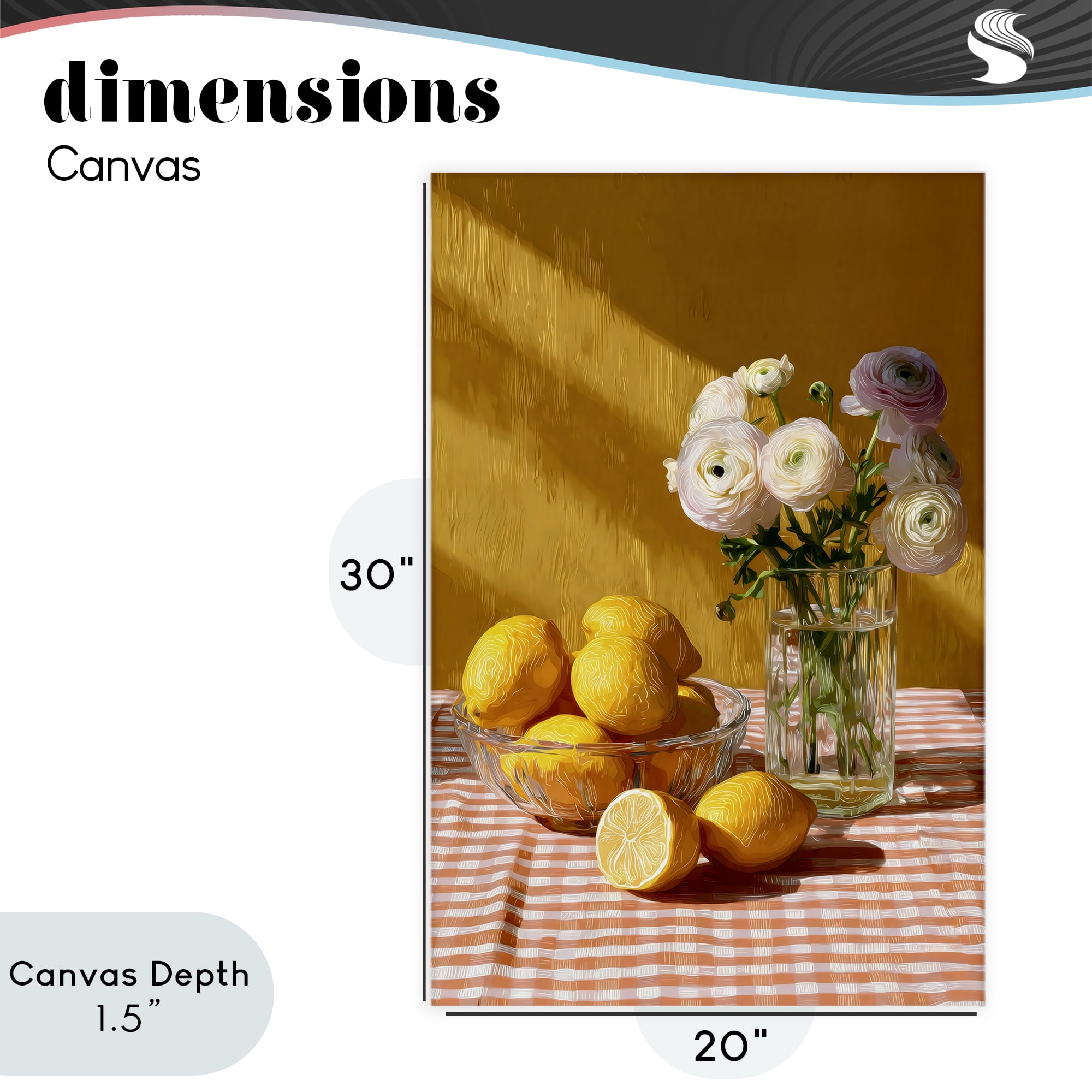 Stupell Industries Lemony Breakfast Arrangement Canvas Wall Art, design by Petal Prints Design