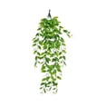 thumbnail image 2 of Plantas colgantes artificiales con hojas de hiedra falsa | Vegetación artificial rastrera para decoración de paredes | Decoración para el hogar, balcón, patio, bodas, fiestas, interiores y exteriores, 2 of 7