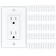 thumbnail image 1 of Wall Outlet Amico, 15 A, certificado UL, resistente a manipulaciones, paquete de 50, 1 of 7