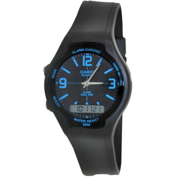 Men's Core AW90H-2BV Black Resin Quartz Watch