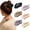 Frosted-02, variant on AWAYTR 6 Pack Matte Flat Hair Claw Clips, Large Oval French Clips, No Slip Strong Grip for Yoga, Daily & All Hair Types