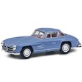 thumbnail image 2 of Mercedes Benz 300 SL Blue with Red Interior 1/64 Diecast Model Car by Schuco, 2 of 3