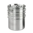 thumbnail image 4 of Cookware pan suit, Portable Pot Cup Portable Stainless Steel Cookware Pot 2-3 People Portable Pot 2-3 Set Cup Steel Cookware Set Cookware Pan Suit Cookware. Pan Suit Stainless, 4 of 6