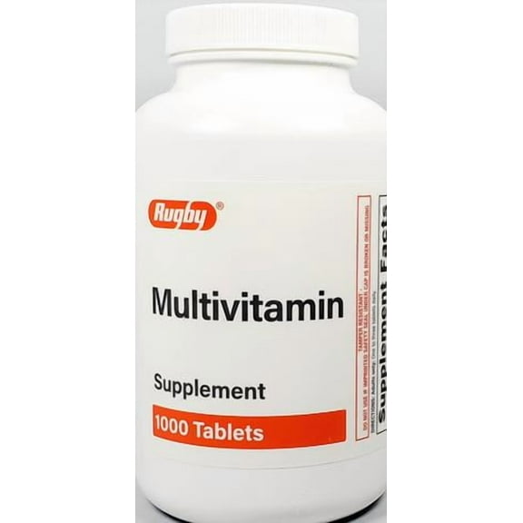 Multivitamins, 1000 Tablets, Watson Rugby
