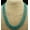 Blue Aquamarine, variant on 3 Rows Facted 2x4mm Multicolour Gemstone Rondelle Beads Necklace 17-19 In AAA-Yellow Jade