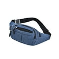 thumbnail image 2 of Riñonera de tela Oxford Qarigey multibolsillos para hombre azul AP018585-05, 2 of 6
