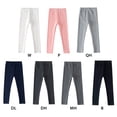 thumbnail image 4 of GYRATEDREAM Baby Toddler Girls Leggings, Kid Girls Solid Color Cotton Stretch Leggings 3-12 Years, 4 of 4