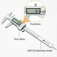thumbnail image 4 of Neoteck 8" Electronic Digital Vernier Caliper LCD Stainless Steel + Feeler Gauge LCD Display, 4 of 12