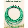 thumbnail image 5 of Garden hose wall mount bracket, heavy hook, outdoor patio hose bracket, 5 of 5