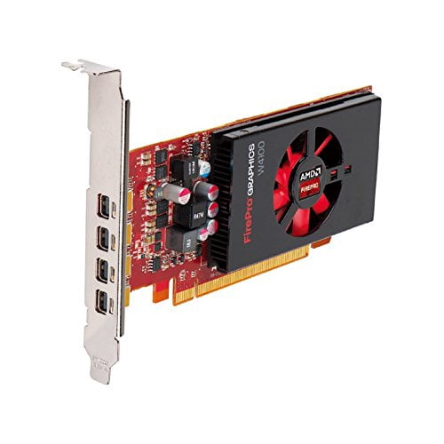 ATI AMD FirePro W4100 2GB GDDR5 4Mini DisplayPorts Low Profile PCI-Express Video Card 100-505979