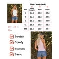 thumbnail image 2 of Sherrylily Summer Womens Tank Tops Casual Sleeveless Cami Top Slim Knit Ribbed Racerback Tee, 2 of 5