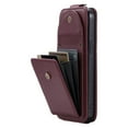 thumbnail image 4 of ELEHOLD for iPhone 15 Plus Wallet Crossbody Case Premium PU Leather Organ Card Slots Magnetic Closure Detachable Wrist Lanyard Shoulder Strap Flip Shockproof iPhone 15 Plus Cover,Winered, 4 of 10