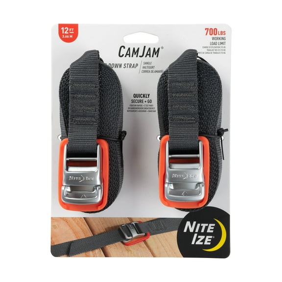 Nite Ize CamJam® Tie Down Strap 12 ft. - 2 Pack