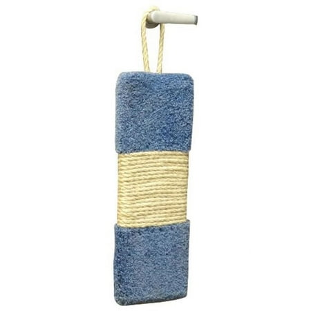 New Cat Condos Premier Door Hanging Scratcher with Sisal Rope-Color:Blue
