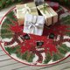 thumbnail image 4 of Falda para árbol de Navidad AVOIN colorlife Cardinals Cedar Snowman, 4 of 7