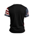 thumbnail image 5 of LTTVQM 250th Anniversary Usa Shirt for Men Short Sleeve Casual Summer Patriotic Flag Print American 1776-2026 Polo Shirts Black L, 5 of 7