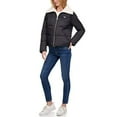 thumbnail image 4 of Levi's Women's Molly Sherpa Lined Puffer Jacket Size: Medium, Color: Black, 4 of 6