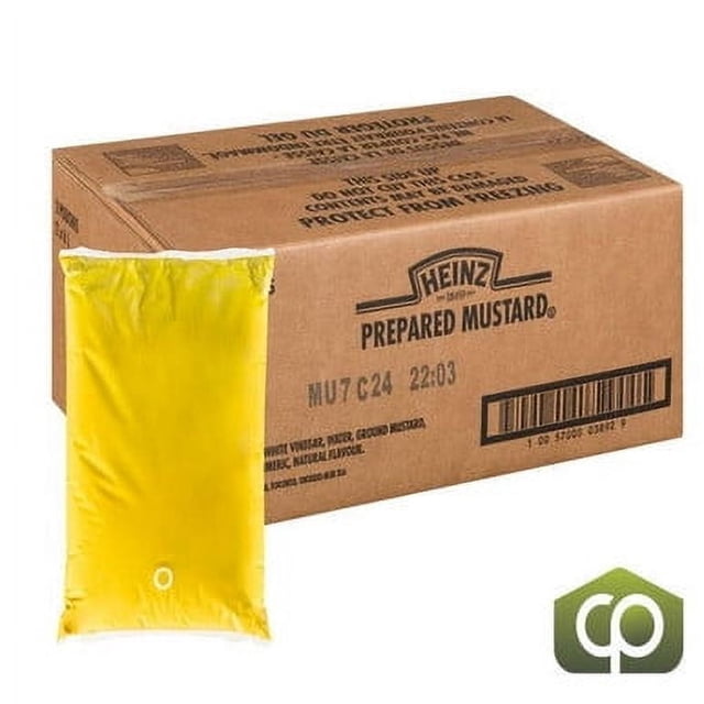 Heinz Moutarde Sachet Cryovac - 6 L (2/caisse) - 26,4 Lb