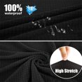 thumbnail image 3 of Fyeme Chair Cover, Waterproof Stretch Removable Dining Chair Protector Decoration Cover Seat Slipcover For Hotel,Banquet,Home and Office, 3 of 8