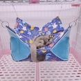 thumbnail image 6 of Pet Hamster Warm Double Layer Hanging Hammock Soft Nest House Cage Sleeping Bed, 6 of 8