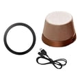 thumbnail image 3 of Mini altavoz portátil con sonido nítido, 2 en 1, soporte para teléfono, potente, pequeño, recargable. oro rosa, 3 of 8