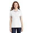thumbnail image 1 of Polo de piqué elástico Port Authority para mujer 3XL blanco L555, 1 of 1