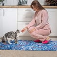 thumbnail image 3 of Blue Paisley Pattern Kitchen Rugs Sets Of 2,Anti Fatigue Kitchen Mat Rugs Non Slip Washable,Decorative Kitchen Floor Mats for Kitchen,Sink,Laundry,17"x30"+17"x47", 3 of 7