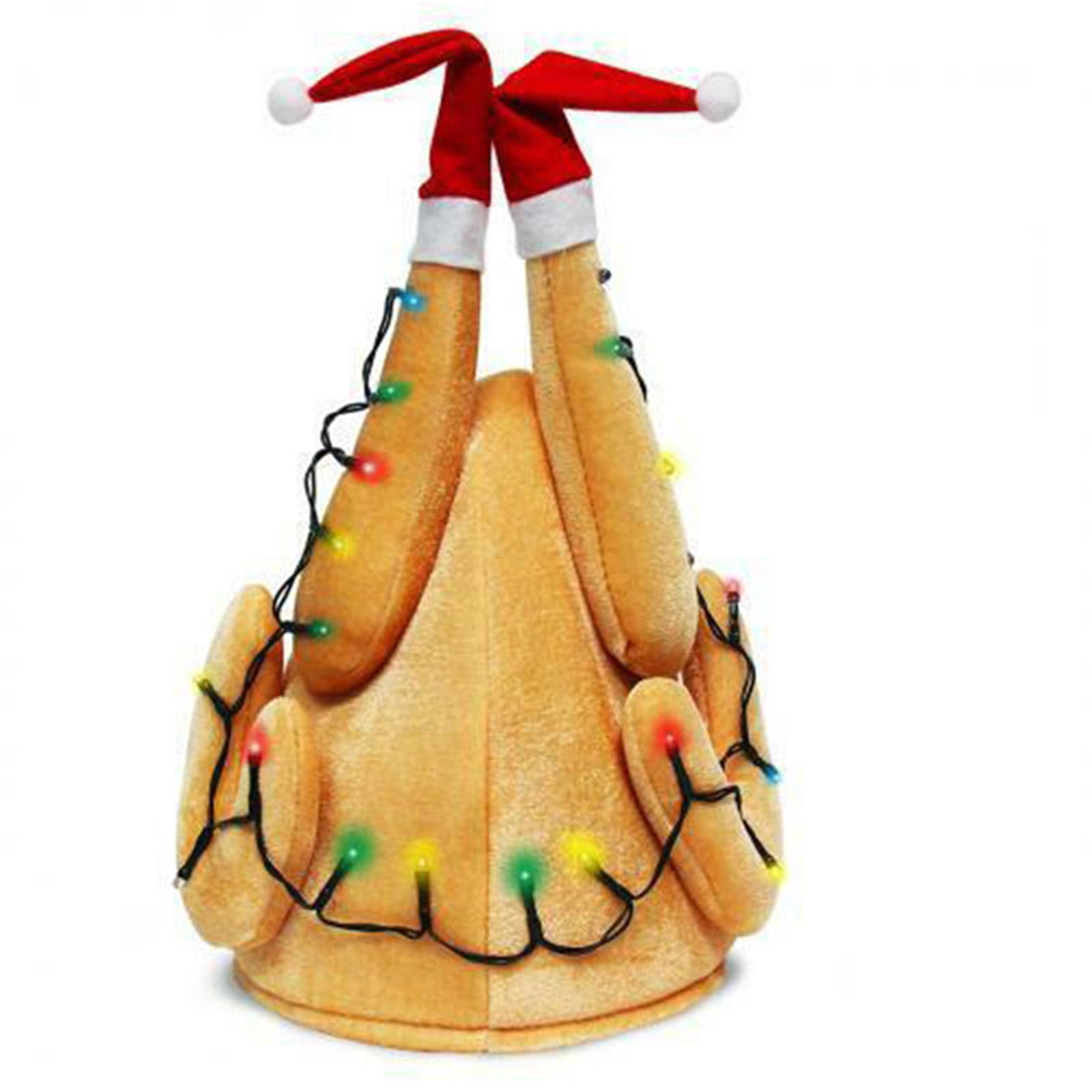 Unisex Turkey Hat Light-Up Drumsticks 