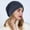 Navy, variant on ZSQDM Double Layer Cotton Hot Drilled beaded Pullover Hat Womens Winter Warm Knitted Hat Wool Ski Hat Sun Hat Women beanie Fan Hats for Men Bomber Hats Cap Gun