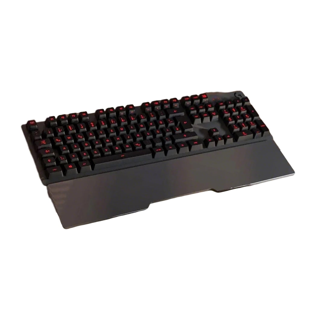 Acrylic Keyboard Wrist Rest, Ergonomic Wrist Pad for Typists and Gamers, Antislip Base