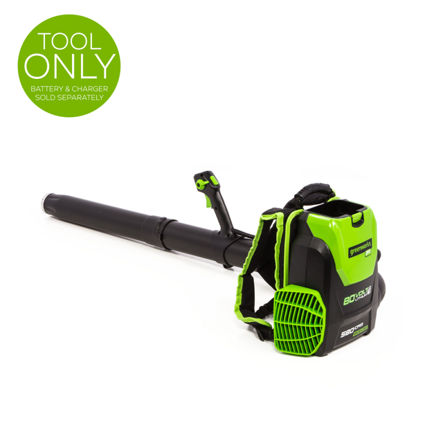 Greenworks 80V 180 MPH - 610 CFM Brushless Backpack Blower (Tool Only)
