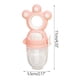 thumbnail image 3 of Juguetes para piscina, juguetes para bebés, juguetes para niños pequeños, bolsa de comida para bebés con frutas y verduras, mordedor para bebés, suplemento alimenticio de frutas, palito molar, mordedo, 3 of 3