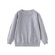 thumbnail image 4 of Cowsor Unisex Kids Solid Cotton Thin Pullover 2PC Sweatshirt T-Shirt Toddler Baby Crewneck Long Sleeve Tshirts Tops Blouse, 4 of 7