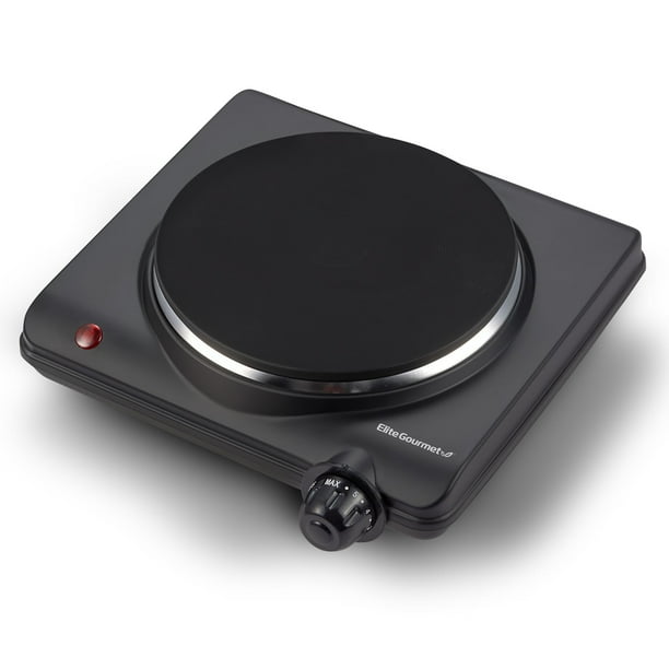 Placa eléctrica Elite Gourmet ESB-301BF# 1000W negra