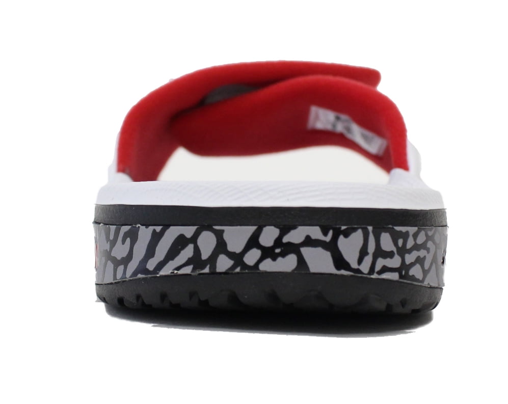 Nike 854556-103 : Jordan Men's Hydro III Retro Sandal White/Red (8 D(M) US) Nike 854556-103 : Jordan Men's Hydro III Retro Sandal White/Red (8 D(M) US)