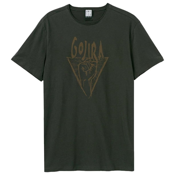 Amplified - Camiseta Power Glove Gojira para Adultos Unisex (Negro)