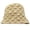 Khaki, variant on Unisex Pleated Bubble Wide Brim Cotton Bucket Hat Spring Foldable Fisherman Cap Gifts for Girlfriend